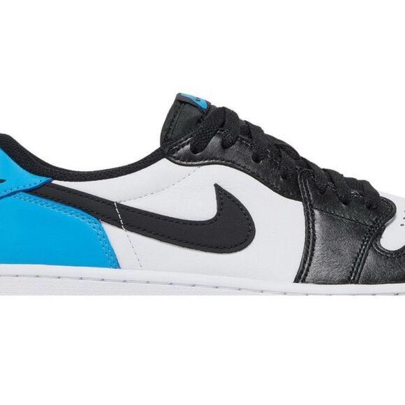 Size 17- Air Jordan 1 Retro OG low dark black powder blue(CZ0790-104) - Picture 5 of 5